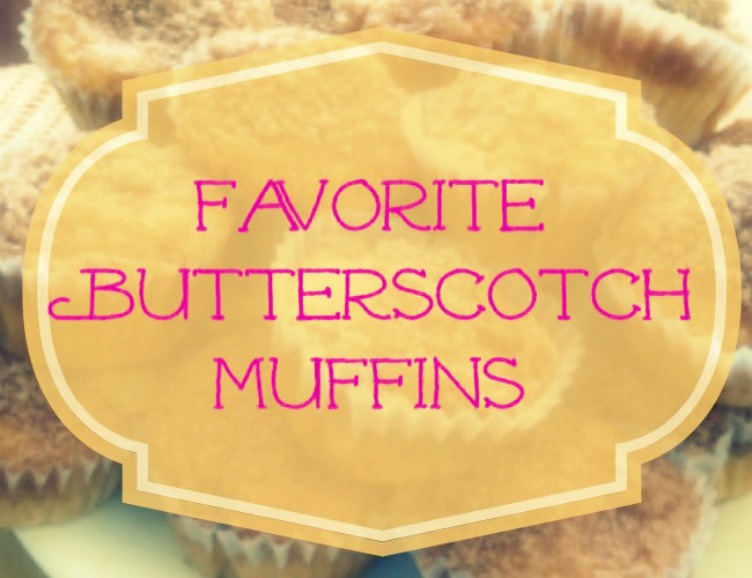 butterscotch muffin recipe