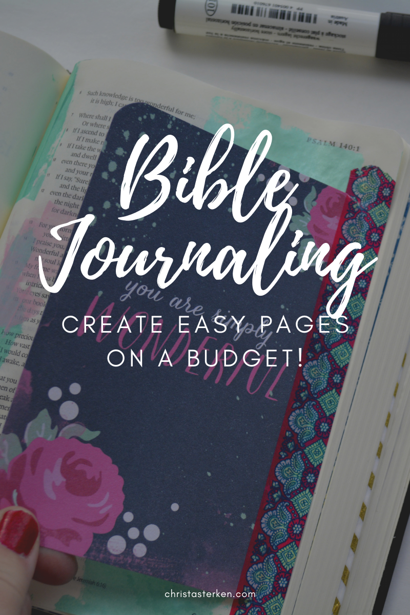 Bible Journaling Supplies - stickers, washi tape, colored pencils